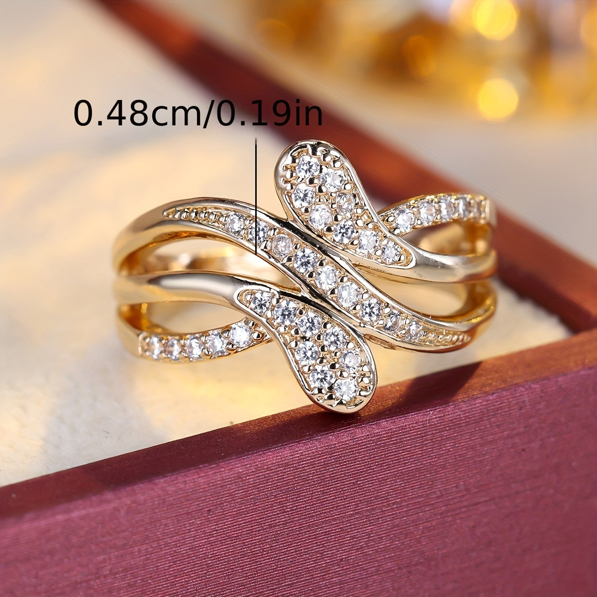 Stylish Ring with Aid for Women on the Go